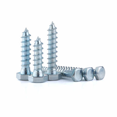 Thép lớp 5 1035 Mạ kẽm 1/4 inch Vít ren một phần